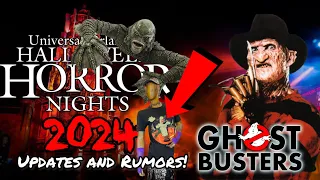 New CONFIRMED HHN 2024 House! | Ghostbusters and Freddy Krueger Return | Ghostbusters TRIBUTE STORE!