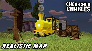 [New Realistic map] Full Gameplay - Choo Choo Charles vs Minecraft - Map
