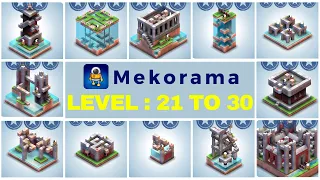 Mekorama - Level 21 to 30 | Gameplay & Walkthrough | (Android, iOS)