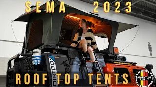 NEXT LEVEL ROOF TOP TENTS AND TOPPER @ SEMA 2023 | INSPIRED OVERLAND, FLATED, ALL TOP & THULE