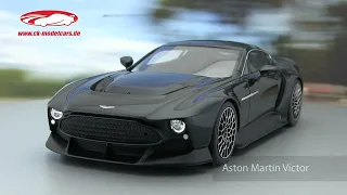 ck-modelcars-video: Aston Martin Victor Baujahr 2021 dunkelgrün GT-Spirit