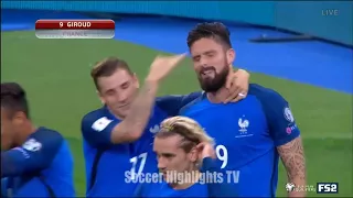 France vs Belarus 2-1 World Cup Qualifiers All Goals and Highlights October 10 ,2017