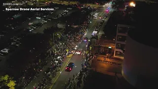 Hundreds line Bristol streets to pay respects to fallen officers