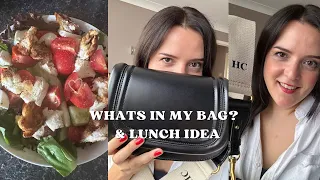 What’s in my Zara monogram bag & a healthy lunch