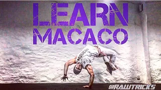 Learn Macaco 12 steps CAPOEIRA TUTORIAL