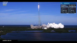 SpaceX Falcon 9 rocket launched the CRS-16 Dragon spacecraft