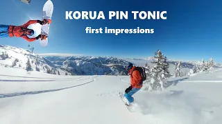 KORUA SHAPES PIN TONIC first impressions | GoPro MAX | GoPro 11