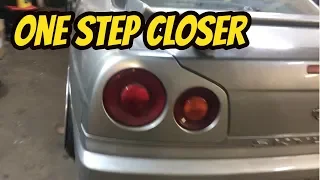 R34 SKYLINE FIXED AND NISSAN 350Z AGAINST 350Z