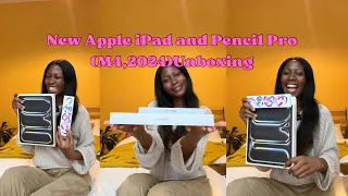 Women in Tech😂||Chaotic unboxing of the newest Apple iPad and pencil Pro (M4,2024) ✨