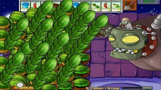 99999 Plant hack vs Dr. Zomboss Plants vs Zombies