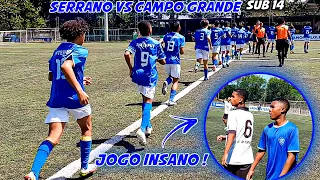 JOGO Serrano vs Campo Grande - metropolitano (sub 14)