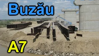 Autostrada A7 - Pod peste Râul Buzău - 25 Mai 2024