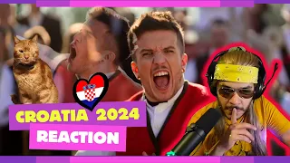 American Streamer Reacts to Eurovision: Croatia - Baby Lasagna