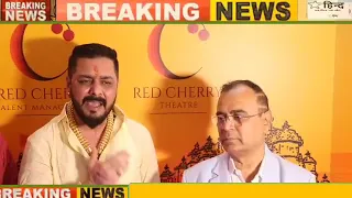 Hindustani Bhau took blessings at Red Cherry ENT office