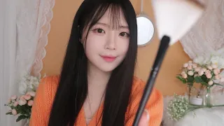 ASMR(Sub✔) Warm Spring Coral Makeup Shop