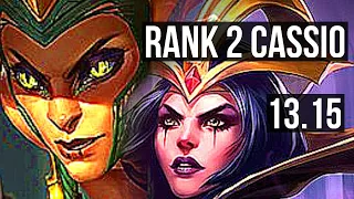 CASSIOPEIA vs LEBLANC (MID) | Rank 2 Cassio, 5/0/5, Rank 7, 1.0M mastery | EUW Challenger | 13.15