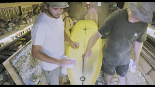Creation of the Birth of the Endless Summer surfboard with Josh Martin and Tyler Warren