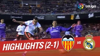 Highlights Valencia CF vs Real Madrid (2-1)