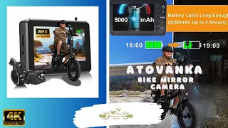 ATOVANKA Bike Mirror Camera