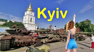 Exploring Kyiv (Kiev), Summer 2023: Highlights of Ukraine's Vibrant Capital ! 4K !
