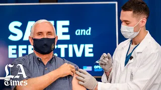 Pence receives COVID-19 vaccine, calling it a 'miracle'