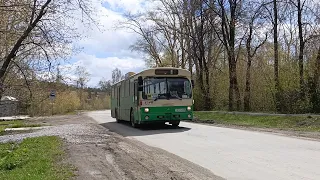 последние живые о 305 в России автобус Mercedes Benz o 305 № Т 017 СМ 96 маршрут 90