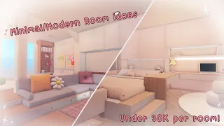 Bloxburg minimal & Modern style room ideas | Roblox bloxburg | Speed build