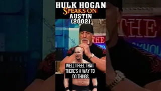 Hulk Hogan on Stone Cold Steve Austin Walking Out (2002) #shorts