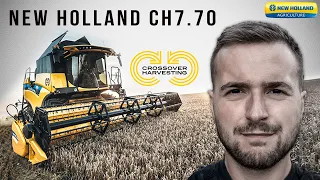 CROSSOVER z PŁOCKA - Wszystko o nowym kombajnie New Holland CH7.70