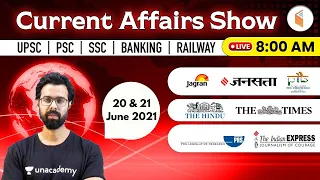 8:00 AM - 20 & 21 June 2021 Current Affairs | Daily Current Affairs 2021 by Bhunesh Sir | wifistudy