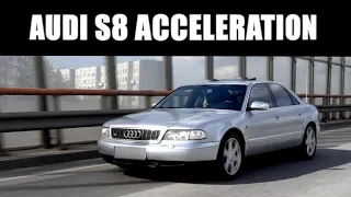 AUDI S8 D2 ACCELERATION & SOUND