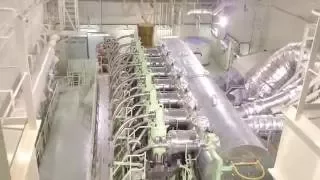 Maersk EEE class engine room overview