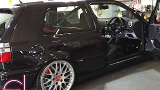 VW MK3 GOLF SHOW CAR BY OFFSET DETAILING ACCUAIR TT ENGINE SWAP TT DASH CONVERSION