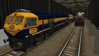 Rajdhani Train Shunting with WDM3A|| indian train simulator || #msts #indiantrain
