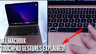 M1 Macbook Air Touch and Trackpad Gestures Tutorial