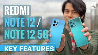 Xiaomi Redmi Note 12 4G and Note 12 5G hands-on - what's different