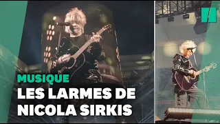 Pour le dernier concert d'Indochine en 2022, Nicola Sirkis en larmes