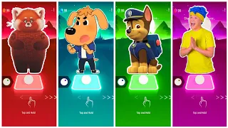 D billion 🆚 Turning Red Point 🆚 Sheriff Labrador 🆚 Paw Patrol. Who is Win?