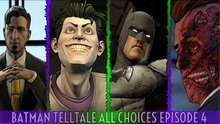 Batman Telltale Episode 4 All Choices / Alternate Choices And Ending