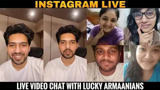 Armaan Malik Instagram Live Video Chat With Lucky Armaanians || Fun & Singing - P-1 || SLV2020