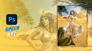 Cleopatra of Egypt | Photoshop Speed Art | Photo Manipulation