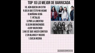 top 10 lo mejor de Barricada