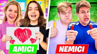 AMICI vs NEMICI A SCUOLA!! *3 TIPI DI AMICI*👩🏼‍🏫