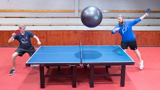 Ping Pong with a Gigantic Ball