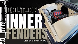 FRANCIS EP.16 | DIY Bolt-On Inner Fenders and Firewall Panels from GMSS Fab Step-By-Step Tutorial.
