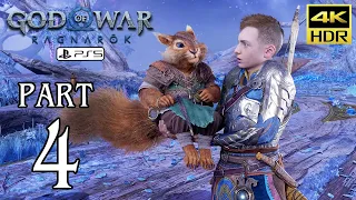 GOD OF WAR RAGNAROK Walkthrough PART 4 (PS5) No Commentary Gameplay @ 4K HDR 60ᶠᵖˢ ✔