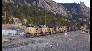 Moffat Tunnel Subdivision: CNW Heritage, Winter Park Express, and CZ, Jan 11, 2020