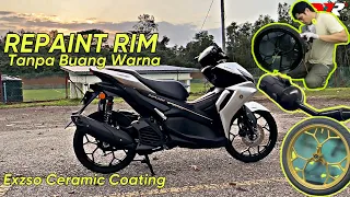 Repaint Sport Rim NVX + Exzos Ceramic Coating ! Edisi : Owner nak cepat