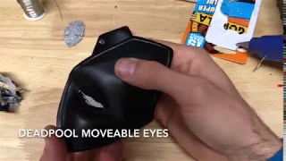 Deadpool Moveable Eyes - Quick Video of the Build for Version 2-3 (¿who is keeping track?)