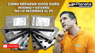 Cómo Reparar un Disco Duro dañado✅ Externo o Interno, no lo reconoce el PC (vídeo sin final grabado)